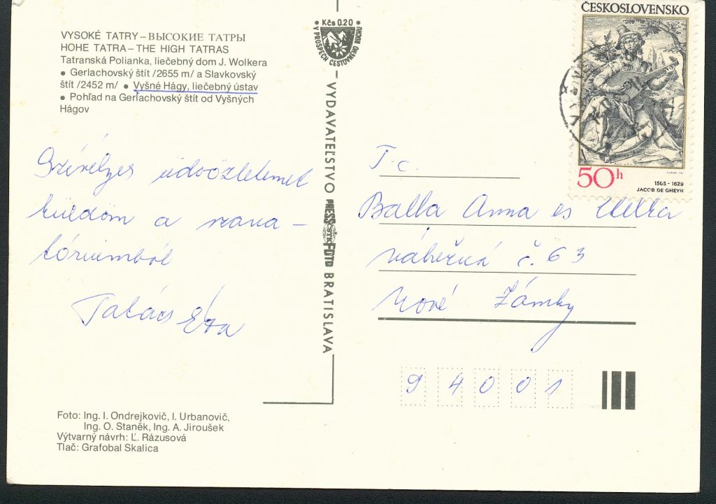 Felsőhági, Tátraszéplak
